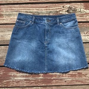 DIVIDED H&M Denim Mini Skirt